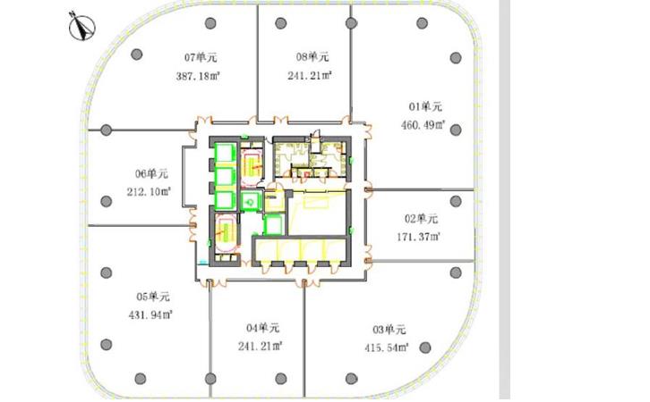 世紀匯廣場戶型圖